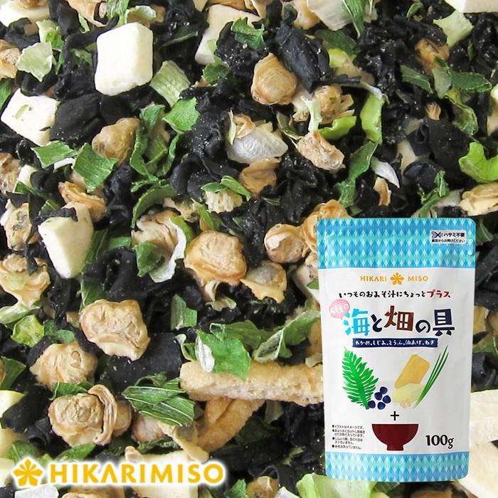 倍倍 みそ汁の具 お試し1袋 海と畑の具100g 乾燥具材 保存食 非常 防災 ちょい足し具材 味噌汁 ドライ インスタント 即席 おうちごはん ひかり味噌 ひかり味噌paypayモール店 通販 Paypayモール