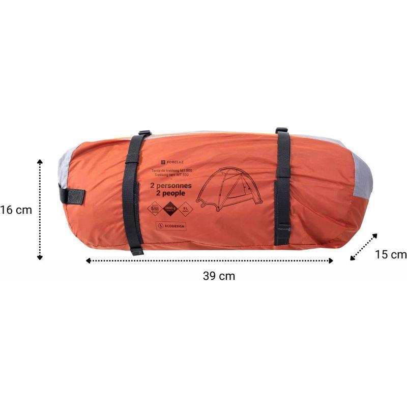 FORCLAZ (フォルクラ) キャンプ・トレッキング・登山用 テント 3シーズン用 自立式ドーム型 TREK 500-3人用