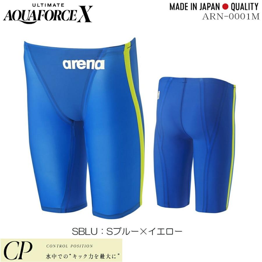 Arena アリーナ 競泳水着 メンズ Ultimate Aquaforce 短距離 休み X Cp 年モデル Arn 0001m