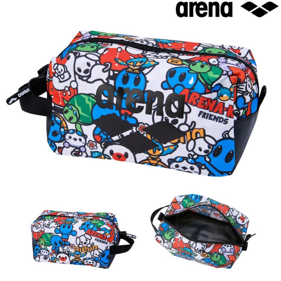 アリーナ ARENA 水泳 マルチポーチ アリーナ君 総柄 スイミング