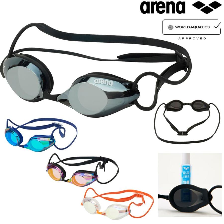 アリーナ ARENA 水泳 レーシングゴーグル スプラッシュ ミラー