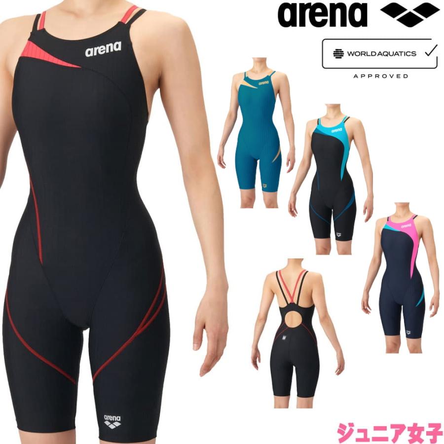 アリーナ（arena） 競泳水着 ジュニア女子 WA承認 AQUA RACING ECO
