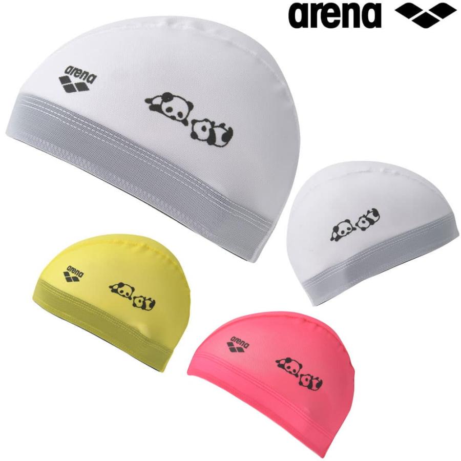 アリーナ（arena） 水泳 メッシュキャップ スイムキャップ パンダ 水泳