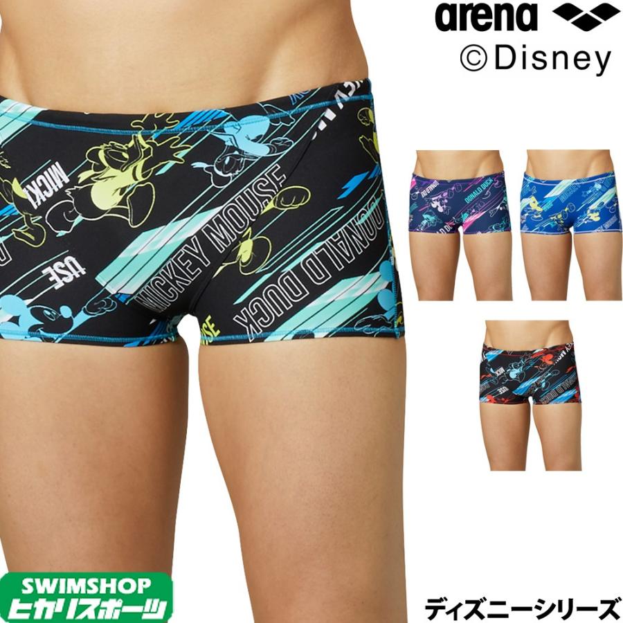 アリーナ Arena 競泳水着 メンズ ディズニー ミッキー ドナルド 練習用 ショートボックス タフスキンd 競泳練習水着 年春夏モデル Dis 0307 Swimshopヒカリスポーツ 通販 Paypayモール
