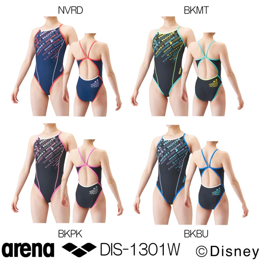 アリーナ Arena 競泳水着 レディース 練習用 スーパーフライバック ディズニー ミッキー タフスーツ タフスキン 競泳練習水着 21年秋冬モデル Dis 1301w Swimshopヒカリスポーツ 通販 Paypayモール