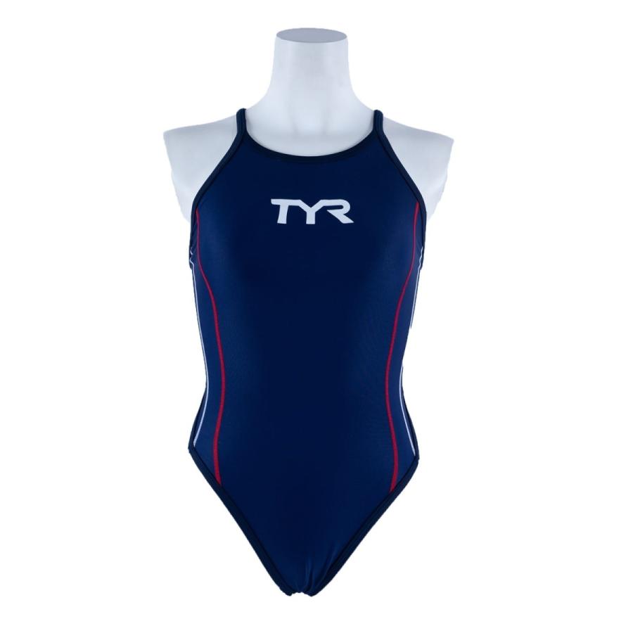 TYR ティア 競泳水着 ジュニア女子 練習用 ハイカット
