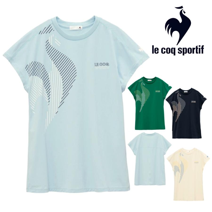 LANVIN SPORT】接触冷感 フレンチスリーブシャツ 白 ゴルフ 36