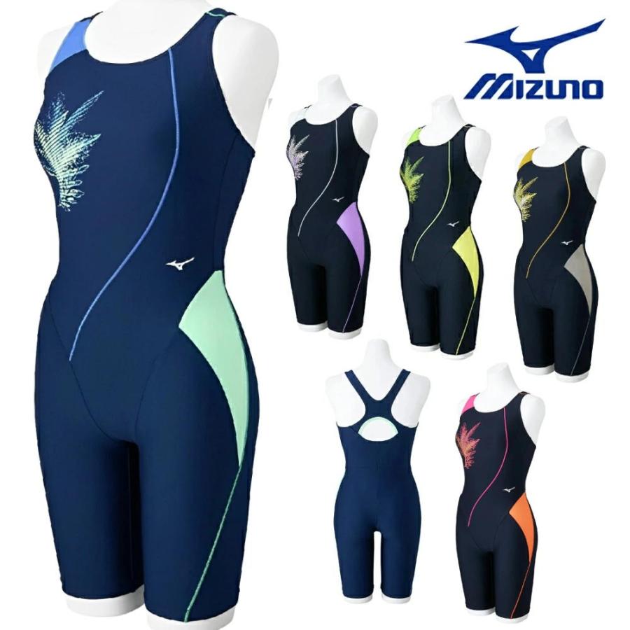 ミズノ MIZUNO フィットネス水着 レディース STROKE ONEオールインワン パッド付き 2025年春夏モデル N2JGC310 MIZUNO（ミズノ） フィットネス水着 レディース STROKE ONE