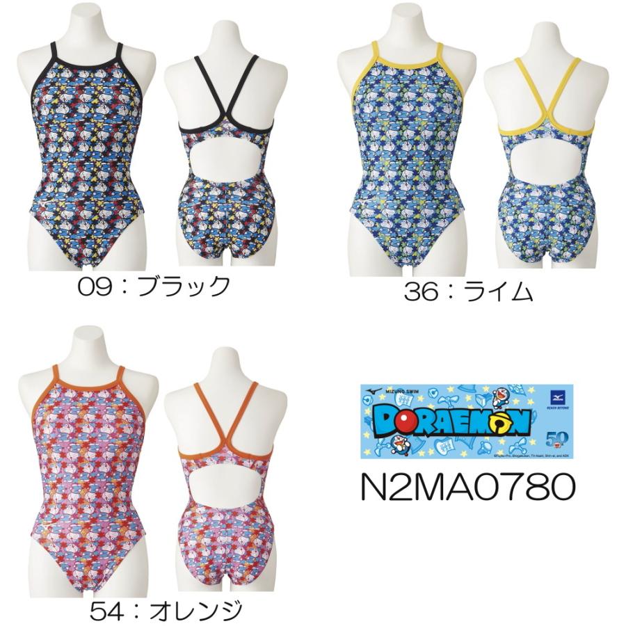 ミズノ Mizuno 競泳水着 レディース 練習用水着 エクサースーツミディアムカット U Fit ドラえもん 競泳練習水着 21年春夏限定企画モデル N2ma0780 Swimshopヒカリスポーツ 通販 Paypayモール