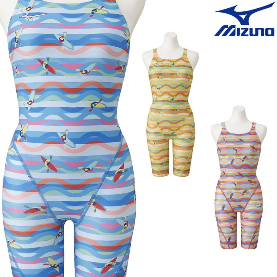 ミズノ Mizuno 競泳水着 レディース 倉 練習用 ハーフスーツ Exer 競泳練習水着 Suits 寺川綾コレクション U Fit 21年秋冬モデル N2mg1775