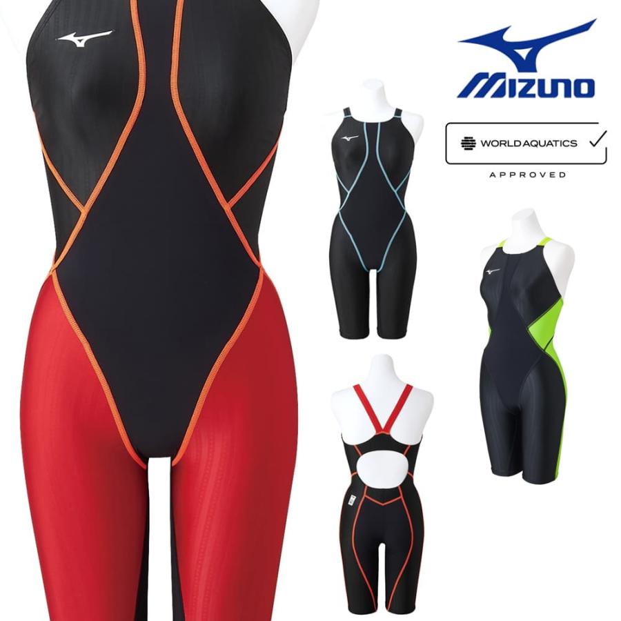 Mizuno 競泳水着 M レッド/ブラック Mizuno 競泳水着 レッド/ブラック - メルカリ