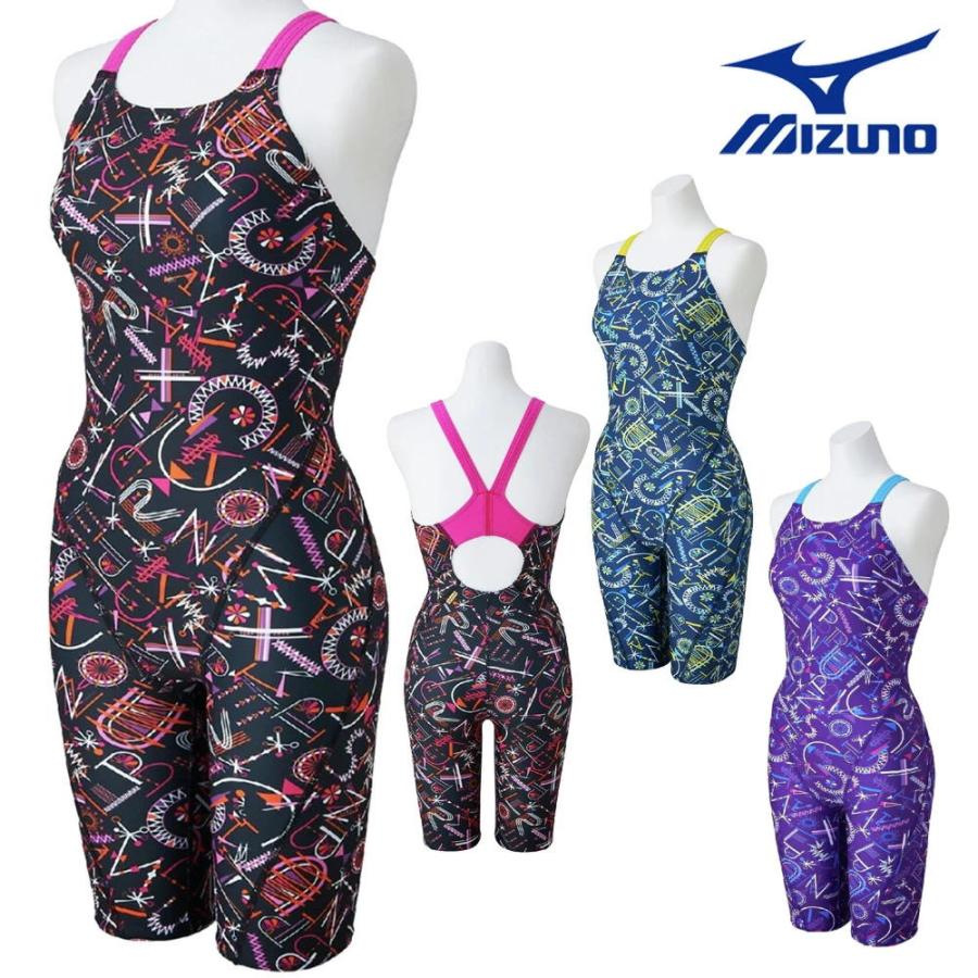 【美品】ミズノ　mizuno　競泳用水着　エクサ―スーツ　ハーフスーツ EXER SUITS ミズノ MIZUNO 競泳水着 練習用水着 レディース