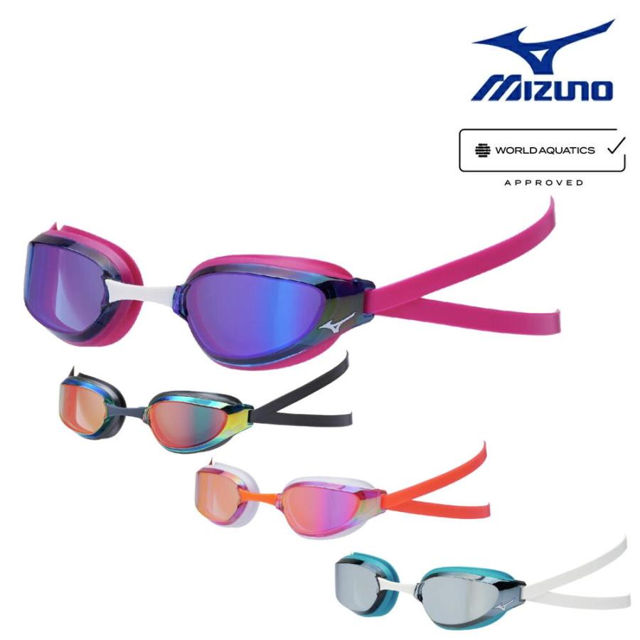 ミズノ MIZUNO 水泳 レーシングゴーグル GX・SONIC EYE G ミラーレンズ