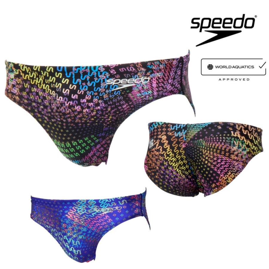 L*e様 Mサイズ　Speedo 競泳水着 SPLASH柄 メンズ speedo（スピード） 競泳水着 メンズ WA承認モデル フレックスシグマ