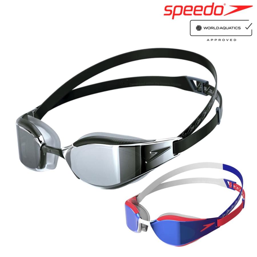 スイミング 競泳 レーシング ファッション通販 スピード SPEEDO NEW Fastskin Hyper FINA承認 クッション付 Mirror Elite ゴーグル ファストスキンハイパーエリートミラー SE02151