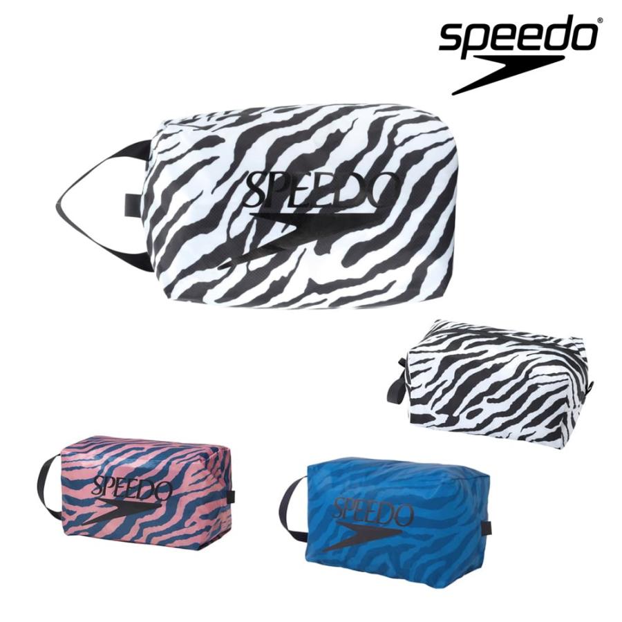 speedo（スピード） 水泳 マイコンフィプルーフ ゼブラ柄 Mサイズ
