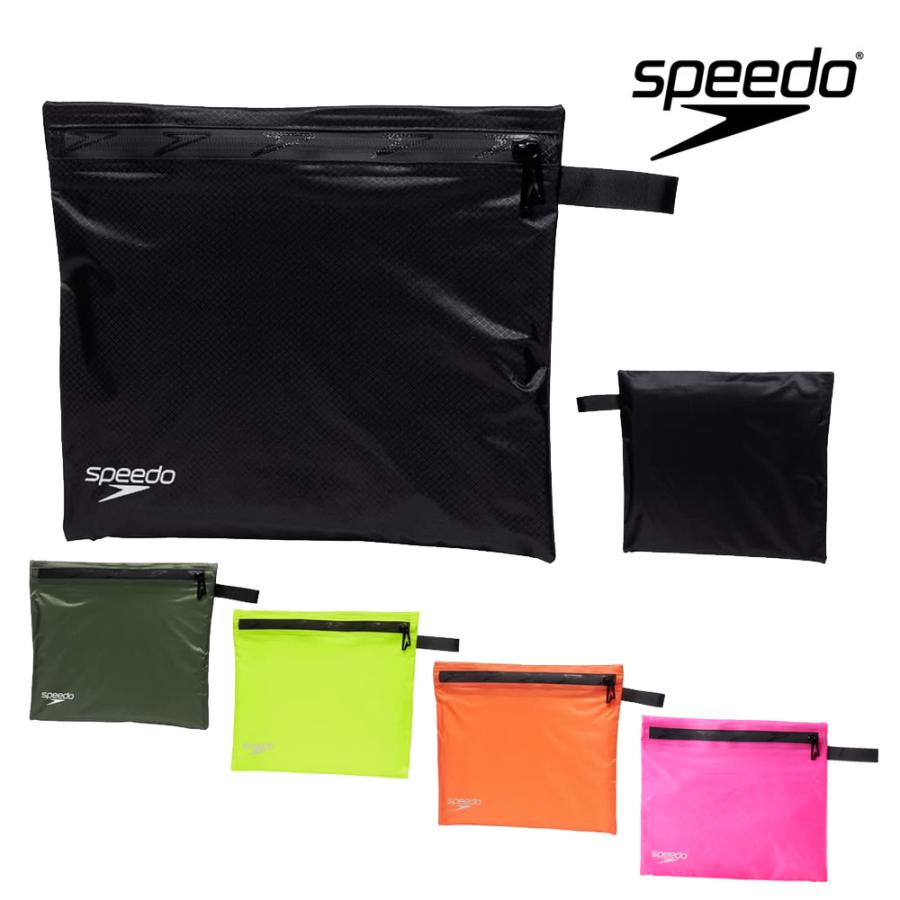 speedo（スピード） 水泳 ウォータープルーフフラットポーチ 防水