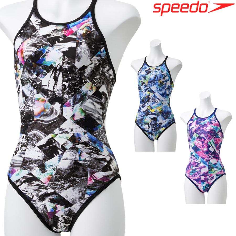 スピード Speedo 競泳水着 レディース 練習用 プリズムスプラッシュターンズスーツ Endurance Sp 競泳練習水着