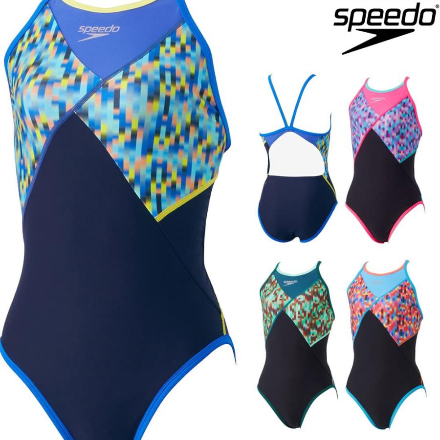 speedo（スピード） 競泳水着 レディース 練習用 リニアグラディエンツ