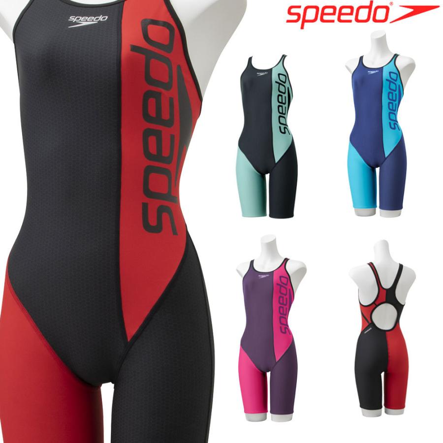 スピード Speedo 競泳水着 レディース 練習用 スタックアルファターンズニースキン Endurance Sp 競泳練習水着 21年秋冬モデル Stw