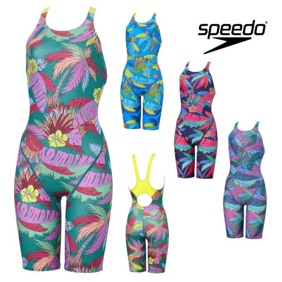 L 新品 speedo 競泳水着 ENDURANCE 生地厚 ハーフスパッツ ふんわりライト】アクアフィットネス用ハーフスパッツ(立体