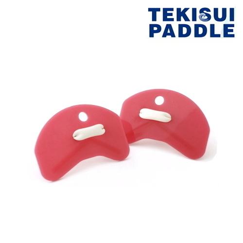 水泳 テキスイパドル TEKISUIパドル マイクロソフトタイプM マイクロパドル レッド 大人向け 替えゴム添付キャンペーン TP4 | テキスイ