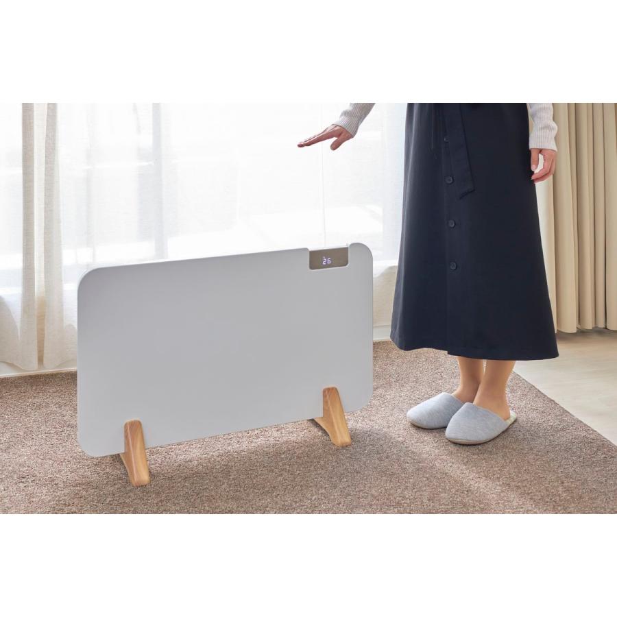 moku. コンベクターヒーター(パネルヒーター) ここぽか 1200W MCH-1202