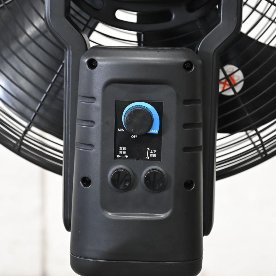 山善（YAMAZEN） 工場扇 工場用扇風機 スタンド式 3D首振り45cm DC