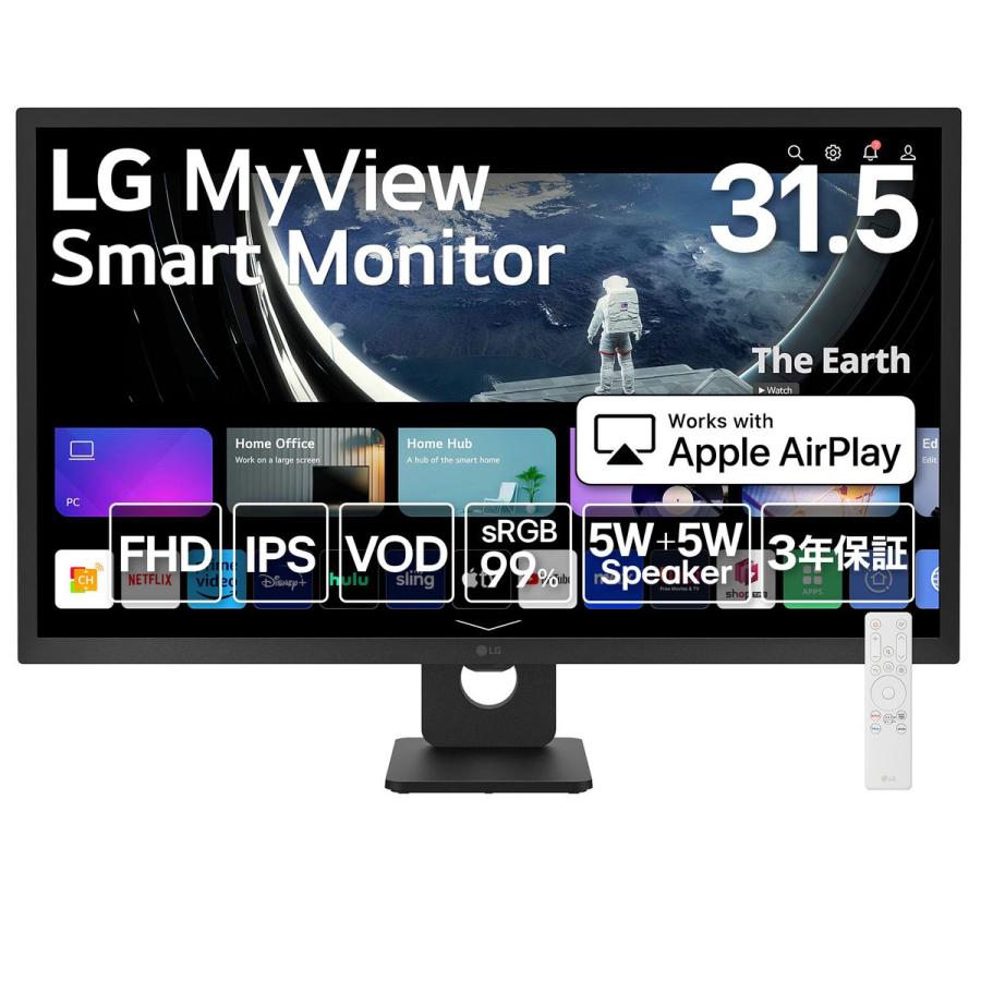 LG Electronics Japan FHD スマートモニター 31.5型 フルHD IPS LG Electronics Japan FHD スマートモニター 31.5型 フルHD IPS