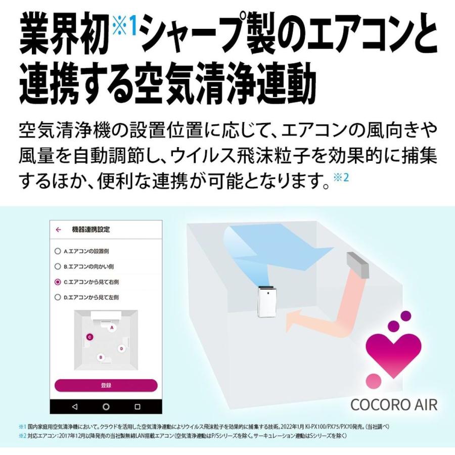 SHARP（シャープ） 加湿空気清浄機 プラズマクラスター NEXT 洋室 ~21