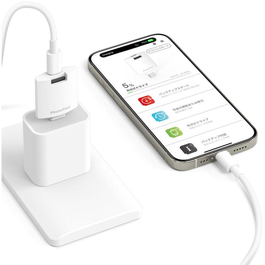 docomo select microSDカードアダプタ PhotoCube Plus Type-C iOS