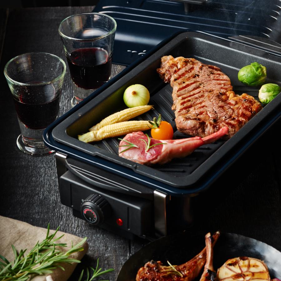 【美品】レコルト ホットプレート　ホームバーベキュー RBQ-1 recolte ホットプレート レコルト ホームバーベキュー RBQ-1