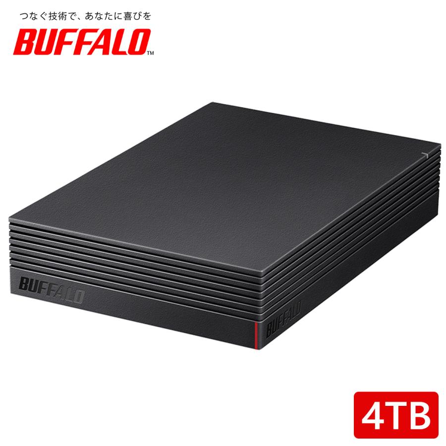 BUFFALO バッファロー 外付けHDD 4TB USB3.1/USB3.0用(ひかりTV/ひかりTV for docomo動作確認済) HD-NRLD4.0U3-BA｜hikaritv