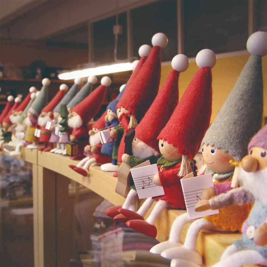 NORDIKA Nisse 【即納!在庫限り】クリスマス人形 そりに乗ったサンタ