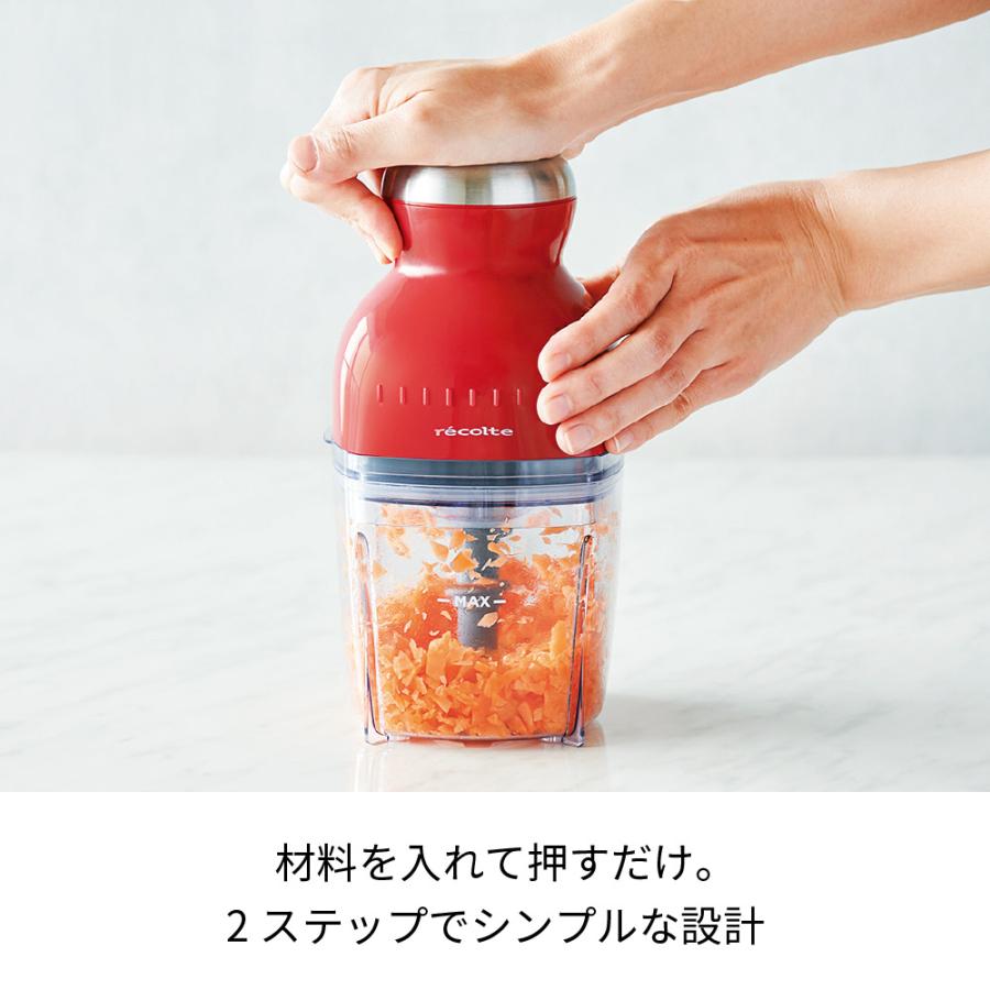 recolte（レコルト） カプセルカッターボンヌ フードプロセッサー