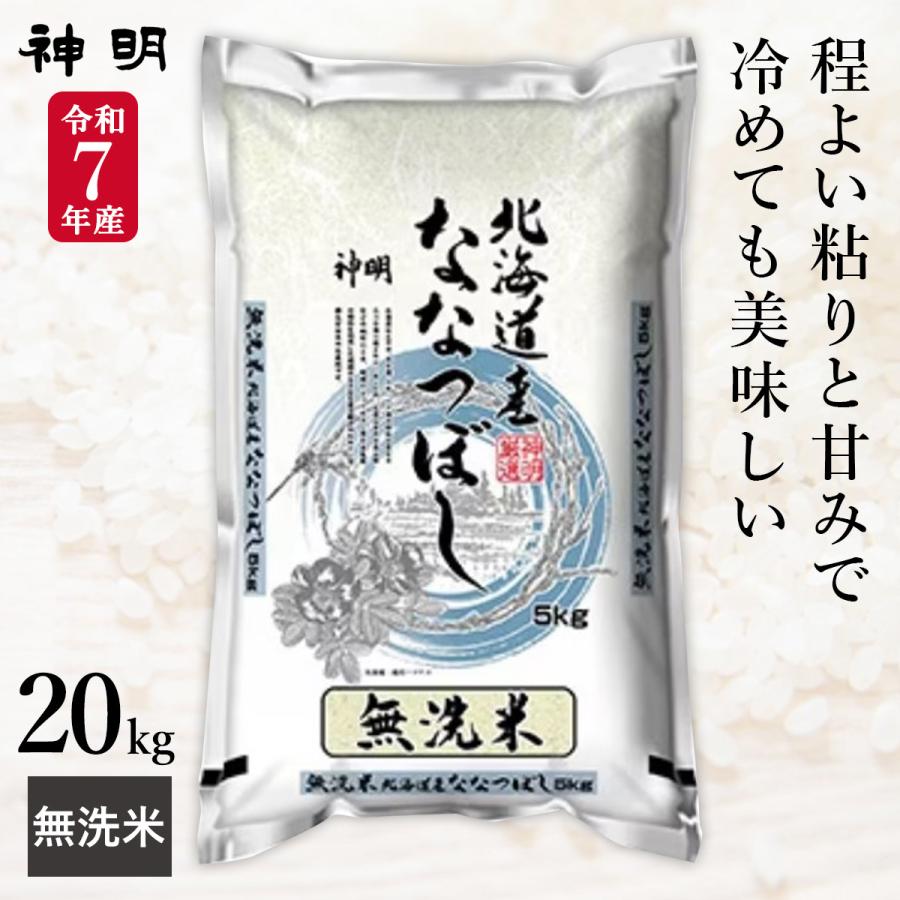 ななつぼし 北海道産米 5kg×4 合計20kg ななつぼし 北海道産 5kg×4袋 計20kg 令和6年産 7月上旬精米 定期便4
