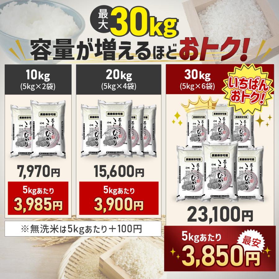 最短出荷】 神明 匠の米つくり コシヒカリ 20kg(5kg×4袋) まとめ買い