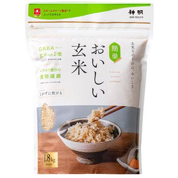 簡単おいしい玄米 7.2kg(1.8kg×4袋) 送料無料 : ひかりTVショッピング