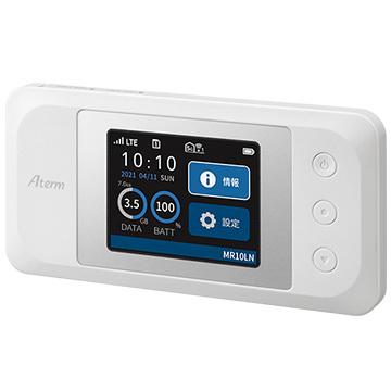 NEC Aterm MR10LN LTEモバイルルーター　ポケットwifi NEC NEC Aterm MR10LN SW Wi-Fi LTE モバイルルーター dual_band [SIM