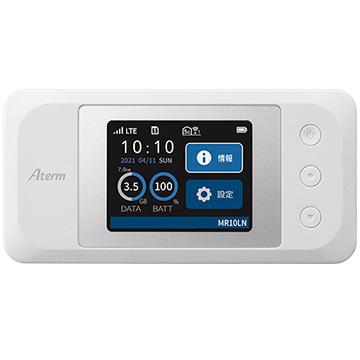 NEC NEC Aterm MR10LN SW Wi-Fi LTE モバイルルーター dual_band [SIM