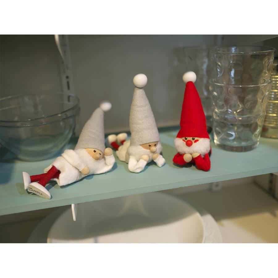NORDIKA Nisse ノルディカ ニッセ クリスマス 木製人形 寝転がるサンタ (赤) NRD120648|hikaritv|03