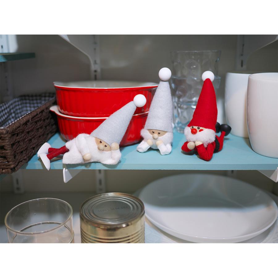 NORDIKA Nisse ノルディカ ニッセ クリスマス 木製人形 寝転がるサンタ (赤) NRD120648|hikaritv|06