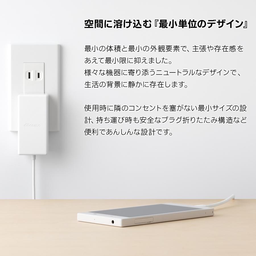 NTTドコモ純正品】ACアダプタ 08 Type-C 最大45W 高速充電 異常 NTTドコモ純正品】ACアダプタ 08 Type-C 最大45W 高速充電 異常