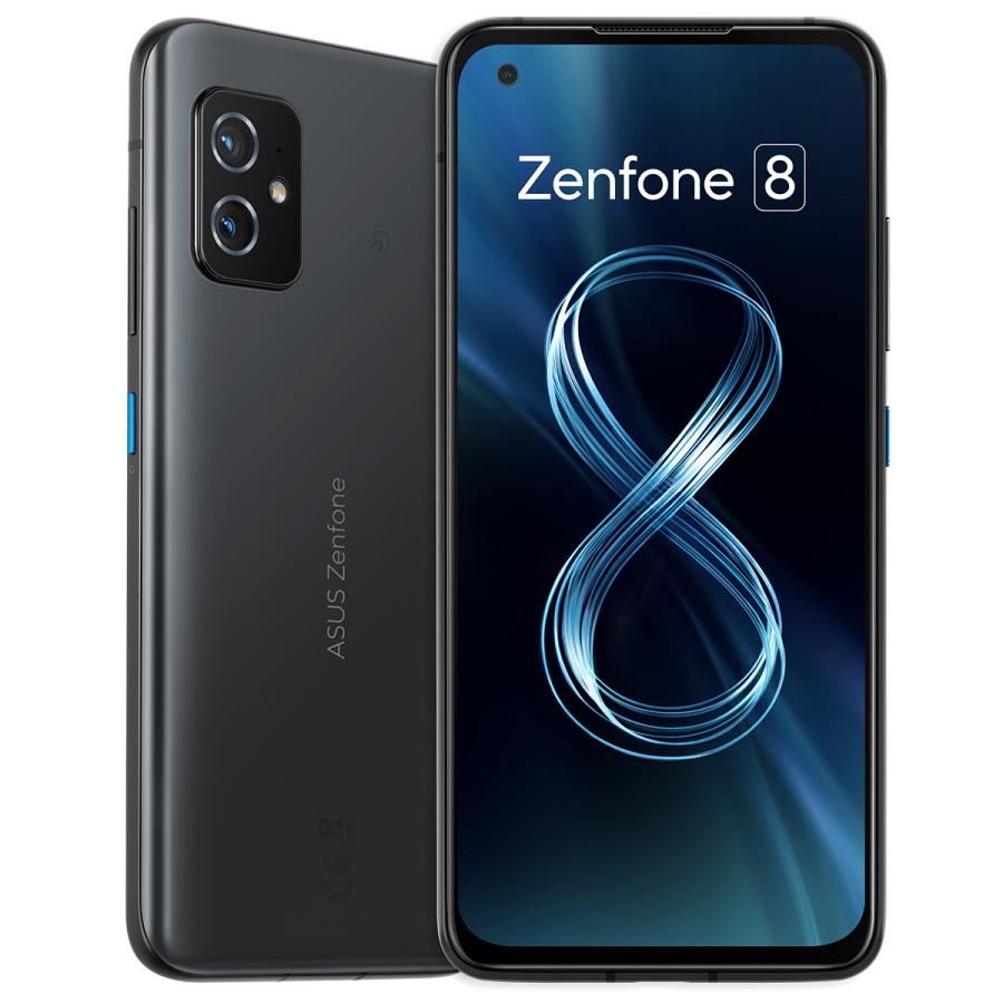 Zenfone 8 (ZS590KS) オブシディアンブラック：SIMフリー ASUS（エイスース） ASUS ZenFone 8 オブシディアンブラック [SIM
