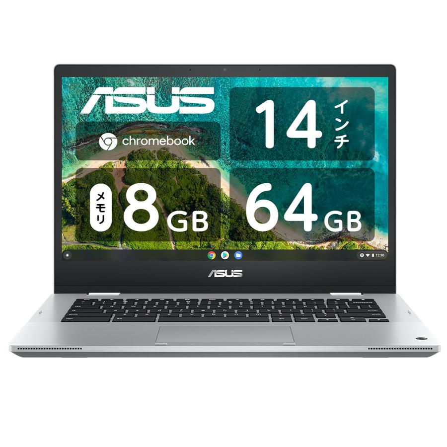 レビューで次回使える500円クーポン ASUS Chromebook 14.0型ノートパソコン AMD 3015Ce プロセッサー 8GB トランスペアレントシルバー CM1400FXA-EC0010 Chromebook