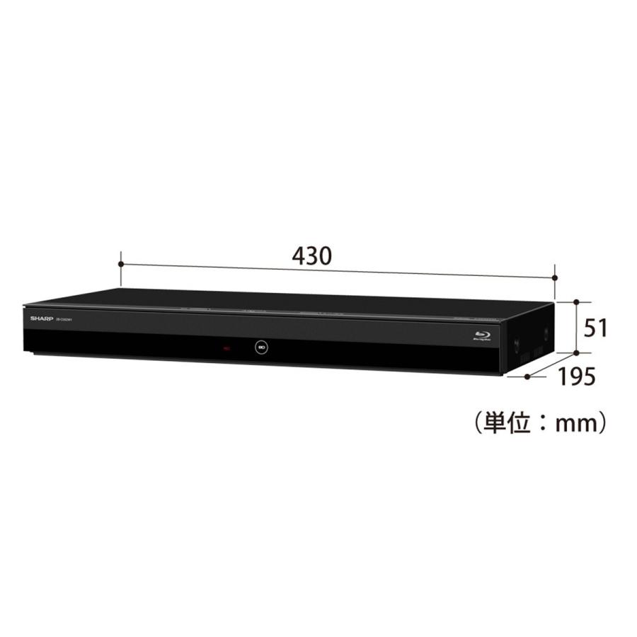 SHARP（シャープ） SHARP AQUOS ブルーレイレコーダー 2チューナー