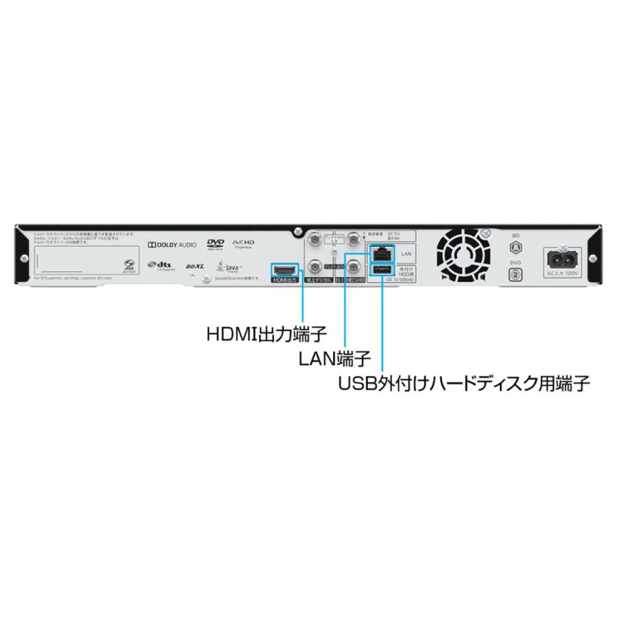 SHARP（シャープ） SHARP AQUOS ブルーレイレコーダー 2チューナー