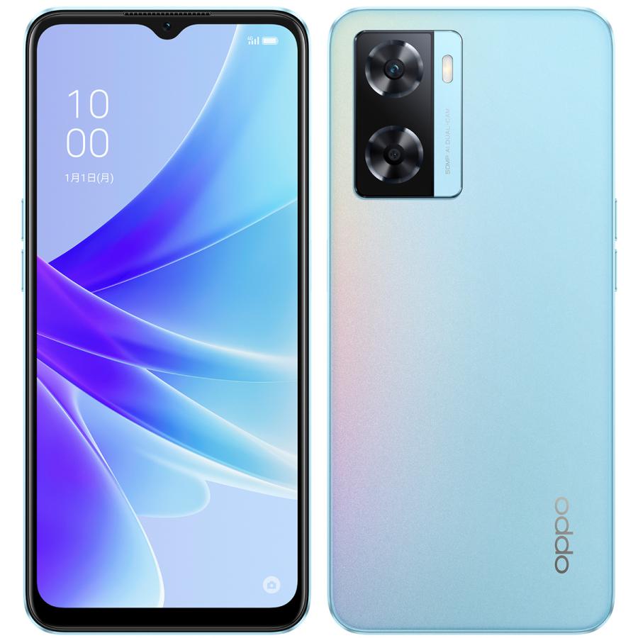 OPPO（オッポ） OPPO A77 ブルー ［SIMフリースマホ］ CPH2385BL