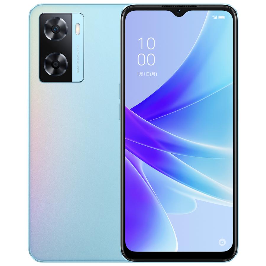 新品未開封　OPPO A77 ブルー　本体③ OPPO（オッポ） OPPO A77 ブルー ［SIMフリースマホ］ CPH2385BL