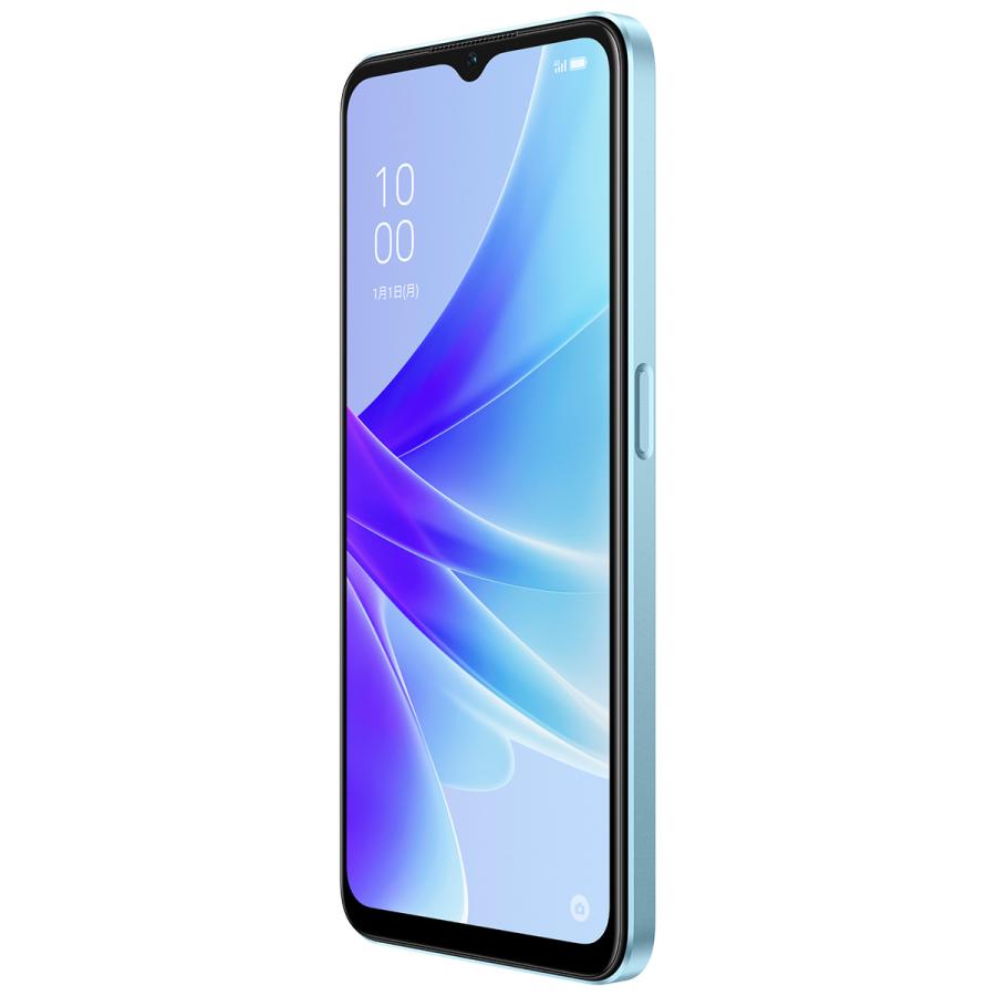 OPPO スマートフォン 本体 ライトブルー A77 CPH2385 OPPO（オッポ